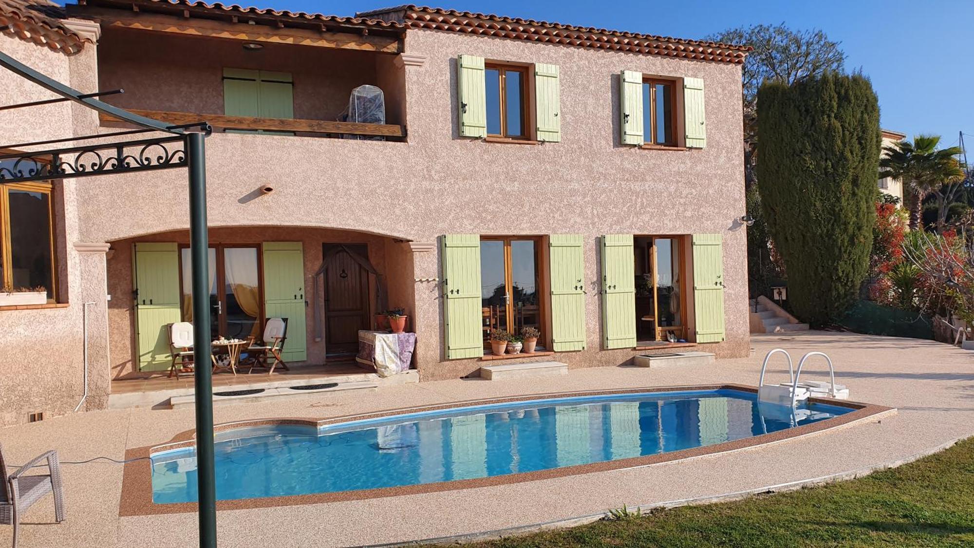Studio-Mezzanine Dans Villa Cagnes-sur-Mer Dış mekan fotoğraf